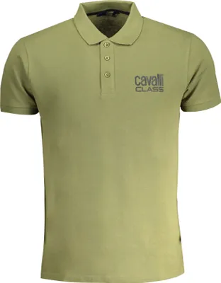 Produktbild von Cavalli Class Herren-T-Shirt mit Kragen Kayinf olive M