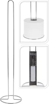 Obrázek produktu pro stojan WC papíru, kovový d13,5x60cm_EXTPLASTIMEX