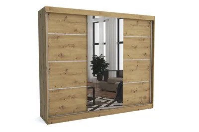 Produktbild von Moderner Kleiderschrank mit Schiebetüren BRENDI 250 cm (ARISTAN)
