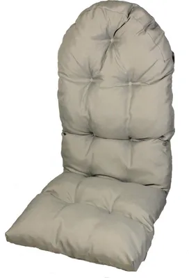 Produktbild von Rattani Auflage/Polster für Schaukelstuhl, Liegestuhl, Ersatzpolster Gr. 130 x 50 x 12 cm, Fb. grau
