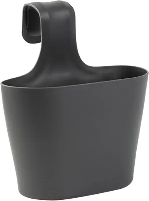 Produktbild von Blumenkasten oval 2,8 Liter zum Hängen mit 1. Bügel Anthrazit