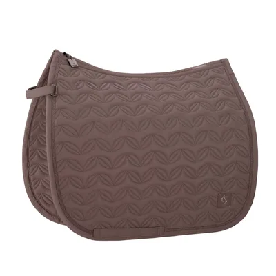 Produktbild von Eskadron Classic Sports Schabracke " SPARKLE FLORAL " Form - Dressur Farbe - deeptaupe