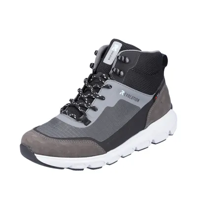 A single boot is shown against a white background.