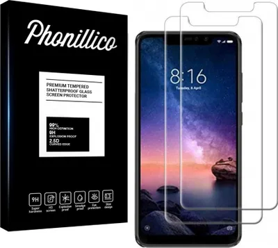 Obrázok produktu pre Tvrdené sklo pre Xiaomi REDMI NOTE 6 PRO [2 ks] Screen Protector Film Anti-scratch Glass Resistant Phonillico®