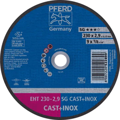Image de Disque à tronçonner droit A24QSG 230x2,9mm PFERD