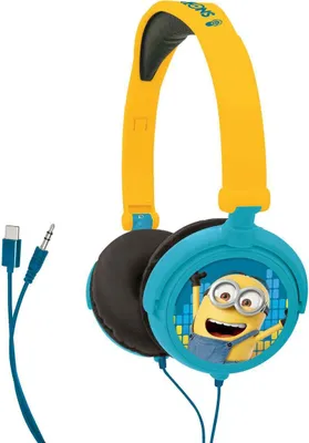 Obrázek produktu pro Lexibook HP010DES, Kabel, 10 - 24000 Hz, Hudba, 222 g, Sluchátka, Modrá, Šedá, Žlutá