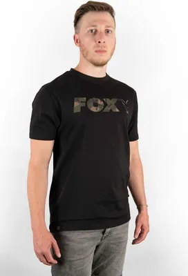 Produktbild von Fox Black Camo Print T-Shirt Gr.S