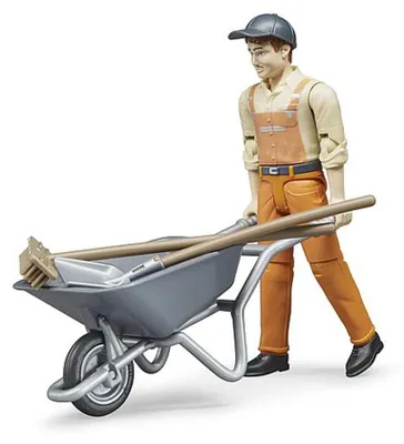 Produktbild von bworld Figurenset Kommunalarbeiter Actionfigur Spielzeug ab 4 Jahren
