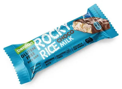 Produktbild von benlian Rocky Rice Puffreisriegel Choco & Milk 18g
