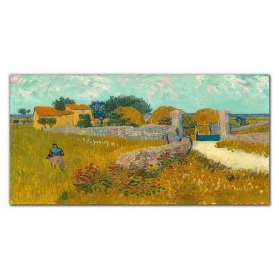 Produktbild von Coloray Bild aus Leinwand 140x70 Leinwand Dekoration - Haus in der Provence Van Gogh