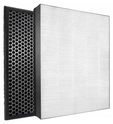 Produktbild von Ersatzfilter Set FY3433/10 FY3432/10 für Philips AC3256 AC3259 AC4550 AC4558 Luftreiniger HEPA H13 Aktivkohle Zeyxo FA13