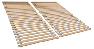 Image de Sommier à lattes 160x200, Sommier à lattes de haute qualité en bois de bouleau, 28 lattes flexibles