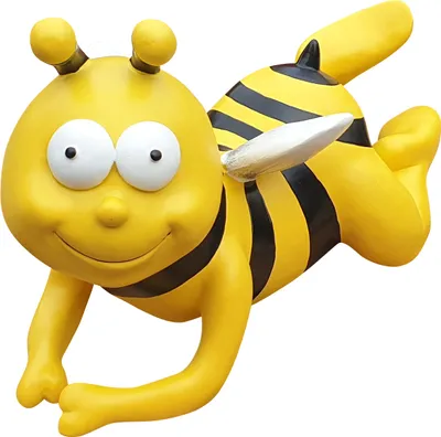 Produktbild von Gartenfigur Biene fliegend lustige Deko Tierfigur Gartendeko Dekofigur
