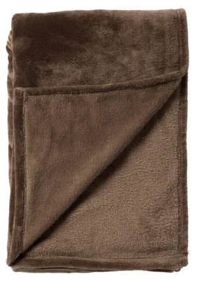 Produktbild von Dutch Decor Wohndecke Flanell-Fleece Marley 150x200 cm Braun