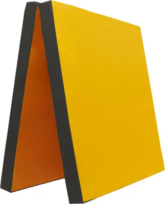 Produktbild von Grevinga® Klappbare Turnmatte (RG 35) | 200 x 100 x 8 cm | GELB-SCHWARZ