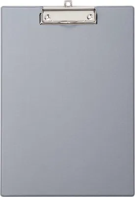 Produktbild von MAUL Klemmbrett A4 Hochformat Karton Folie silber