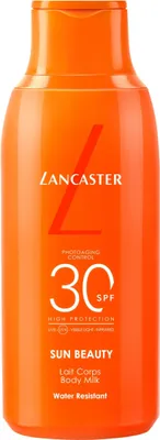 Immagine prodotto di Lancaster Sun Beauty Body Milk - Latte Solare Corpo Spf30, Texture Lattiginosa E Leggera, Contrasta Il 100% Dello Spettro Solare, Resistente All'Acqua, 175 Ml