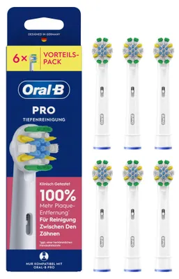 Produktbild von Oral-B Aufsteckbürsten Pro Tiefenreinigung 6er