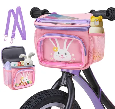 Image de Poignée de sac pour enfants avec bandoulière, idéale pour les vélos
