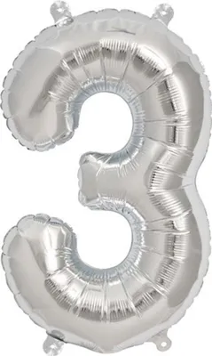 Immagine prodotto di Pallone in foil 3 argento