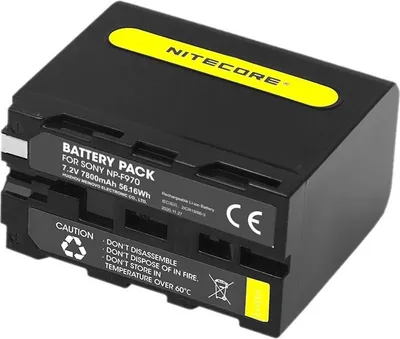 Immagine prodotto di Nitecore NP-F970 battery pack 7800mAh 56.2Wh