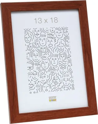 Produktbild von Deknudt S44C Holzrahmen 18x24 cm hellbraun MDF