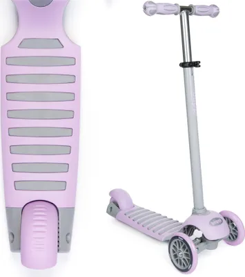 Produktbild von boppi Kinder-Tretroller mit 3 Rädern. Scooter für Kinder von 3 bis 8 Jahren - Lila