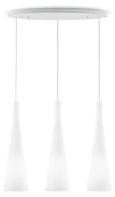 Obrázek produktu pro Závesné svietidlo Ideal lux 030326 MILK SP3 3xE27 60W