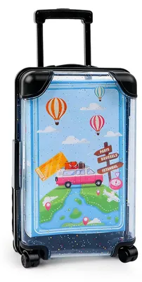 Produktbild von Mini-Koffer mit Geldgeschenk, Urlaubskoffer, Reisegeschenk mit Geld, Verpackung für Geldgeschenke, Handyhülle, Geburtstag, Hochzeit, Reise