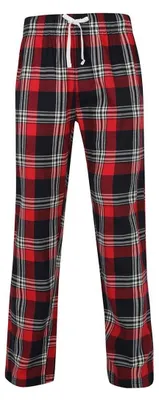 Image de SF - Pantalon de détente « Tartan » pour homme LT4621 (XS) (rouge/bleu marine)