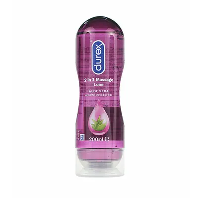Produktbild von Durex Play Massage 2in1 Massage- und Gleitgel mit Aloe vera 200ml