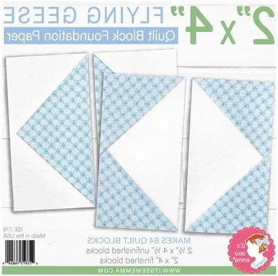 Productafbeelding van Stichting Papier - Quilt Papier - Moeilijke Blokken Maken - Punt Perfect - 1765 cm - Wit