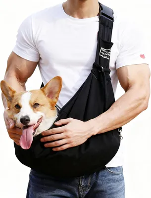 Produktbild von Hundetasche bis 7,5 kg, verstellbar, Baumwolle, für Aktivitäten im Freien