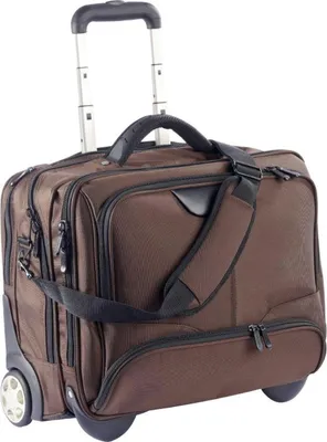 Produktbild von Dermata Business Notebook Trolley Laptop Pilotenkoffer Aktenkoffer bis 17" braun