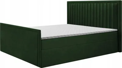 Produktbild von Boxspringbett RIKO 2 , Topper Federkern , 140 x 200 cm , ( Gruen - Kronos 14 )
