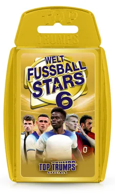 Image de Top Trumps - Weltfußballstars 6 jeu de cartes jeu de quatuor football