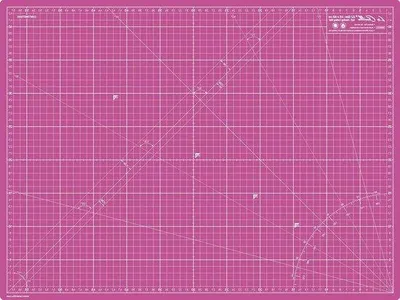 Produktbild von Patchwork-snijmat aus rosa Stoff (60 x 45 cm) für Nähen und Basteln