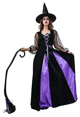 Zdjęcie produktu dla Kostium czarownicy na halloween dla dorosłych damski strój
