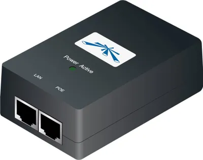 Produktbild von Ubiquiti POE-24-24W-G, Gigabit Ethernet, 1000 Mbit/s, Schwarz, 24 V, 100 - 240 V, 50/60 Hz