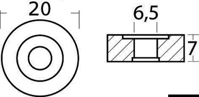 Immagine prodotto di Anodo rotondo in magnesio per fuoribordo Suzuki 4/300 hp, 1 pezzo