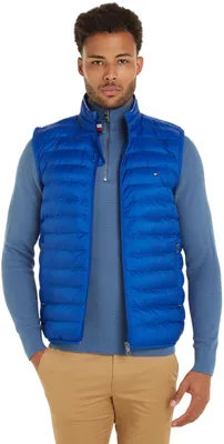 Produktbild von Tommy Hilfiger Herren Weste Packable Recycled Steppweste, Blau (Ultra Blue), M
