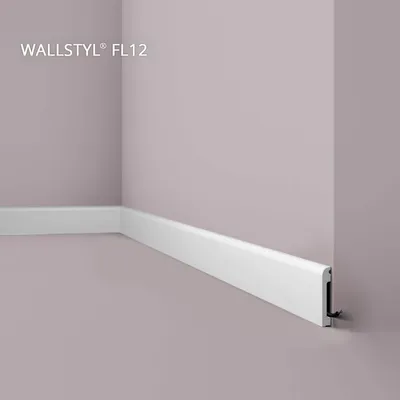 Produktbild von NMC FL12 WALLSTYL Noel Marquet Sockelleiste Fußleiste Zierleiste Stuckleiste 2 m