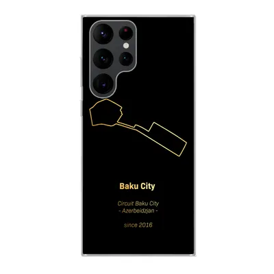 Produktbild von MuchoWow® Handyhülle Schutzhülle Hülle für Samsung Galaxy S22 Ultra Baku - Formel 1 - Rennstrecke Silikon Softcase Handy Hülle - Abbildung