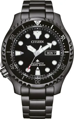 Produktbild von Citizen NY0145-86EE Promaster Marine Herren Taucheruhr Edelstahl Schwarz Ionen Beschichtet Automatik 20Bar 44mm Durchmesser