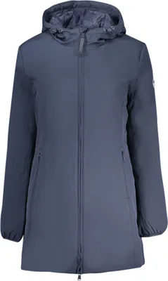 Image de Manteau imperméable à capuche bleu pour femme - Stylé & Durable