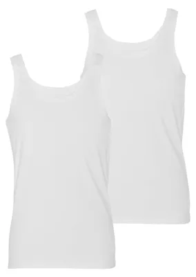 Immagine prodotto di Maglietta intima da uomo in Cotonelogico, confezione doppia, colore bianco, taglia 6/XL