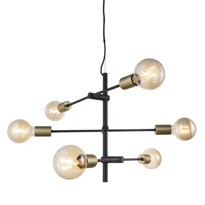 Immagine prodotto di Nordlux lampada a sospensione Josefine nero, ottone