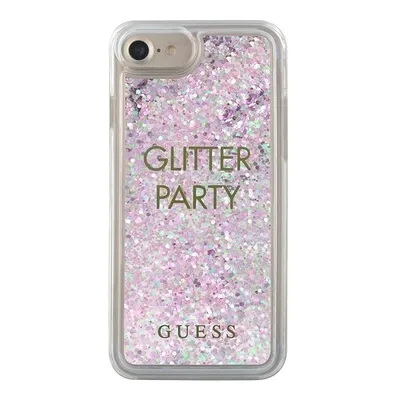 Obrázek produktu pro Guess Guhcp7Gluqpu Iphone 6/7/8 /Se 2020 / Se 2022 Fialový/Fialový Pevný Obal Liquid Glitter Party
