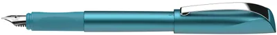 Produktbild von Schneider 168657 Ceod Shiny Füller (Rechts- und Linkshänder, M-Feder, inkl. Tintenpatrone königsblau) teal