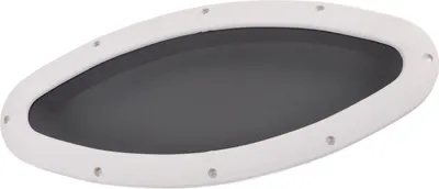 Immagine prodotto di oblò ovale 465 x 200 mm, resistente ai raggi UV, impermeabile, per yacht, imbarcazioni, cabine, ripostigli,conferenze